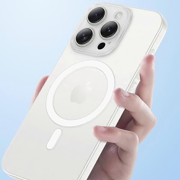 Matt deksel til iPhone 16 Pro Max, ultratynt PC magnetisk telefondeksel Multicolor Style B