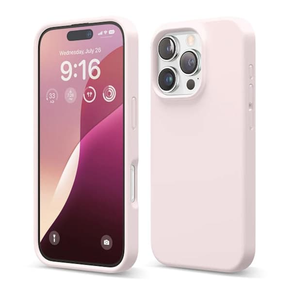 iPhone 16 Pro Silikondeksel Rvelon - Rosa Rosa