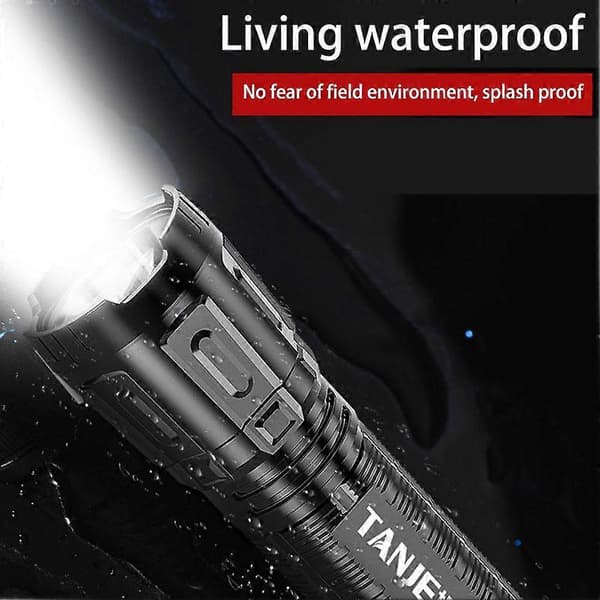 Vahva Kirkas Mini Led Taskulamppu USB Ladattava Virtapankki Toiminto
