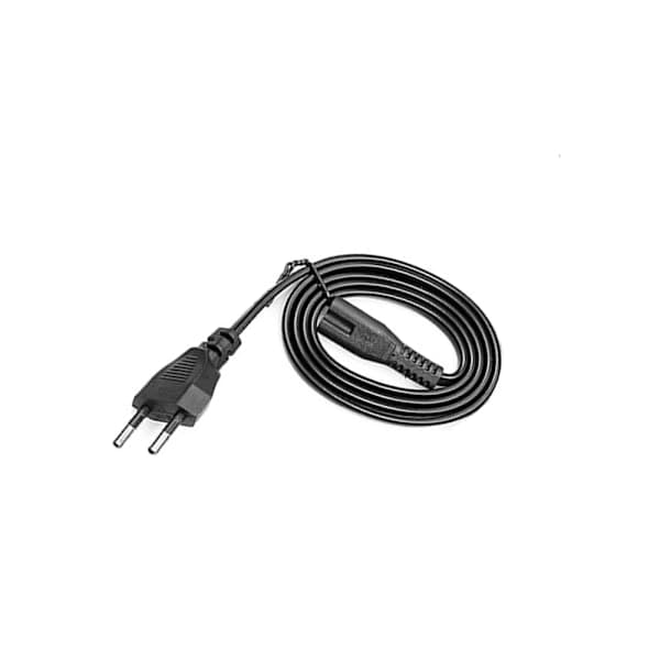 2-bens EU-kabel Strømkabel C7 Kabel Figur 8 Strøm til Samsung Power XBOX PS4 Laptop
