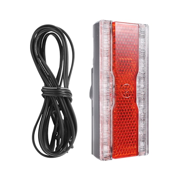 Pyörän Dynamo-takavalo pysäköintivalolla AC 6v 0,5w Led polkupyörän takavalo, sopii 50 mm:n kiinnitysreikään polkupyörätelineen kantolamppu as shown