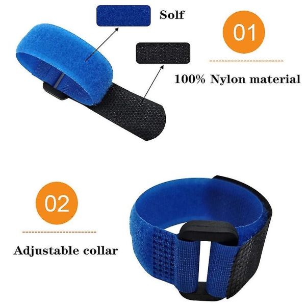 Kycklinghalsband Mjuk Textur Anti-tuppkräkning Justerbar Anti-krok Tupphalsband Fjäderfätillbehör 8PCS SETS