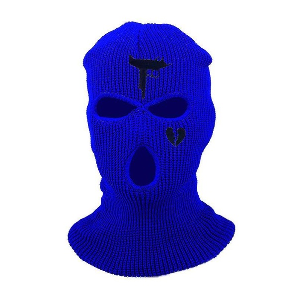 3 hull vintervarm unisex balaclava maske Drak Blue