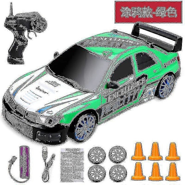 2.4g Drift Rc Bil 4wd Rc Drift Bil Leketøy Fjernkontroll Gtr Modell Ae86 Kjøretøy Bil Rc Racing Bil Leketøy For Barn Julegaver BMW-1Battery