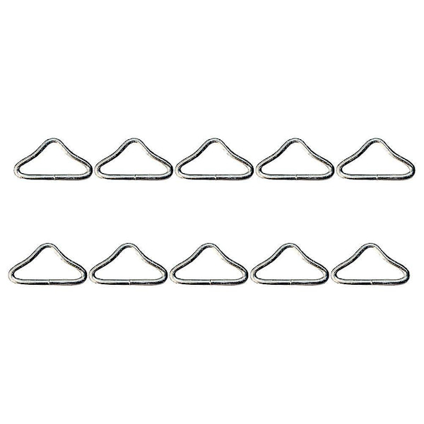 20st Trampolin hoppsäng Bungee Bed Mesh tyg Spänne Triangel Ring Parts Z