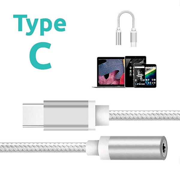 Usb Type C - 3,5 mm:n kuulokeliitäntäsovitin Usb-c - 3,5 mm:n liitäntään