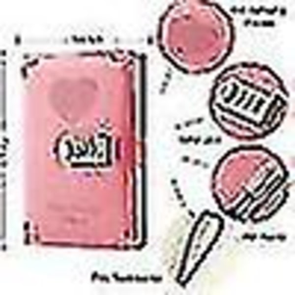Päiväkirja tytöille - Pas Loc Journal Cute Di With Combinat naisille Aikuiset B6-a5-punainen