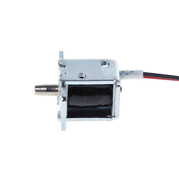 DC 12V/0.5A Electromagnetic Solenoid Lock Security Easy to Install for Cabinet