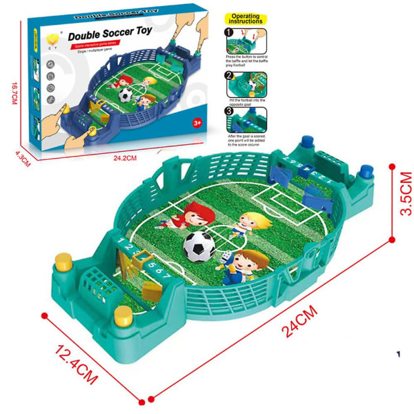 Fodboldbord interaktivt spil, indendørs bordfodbold Pinball-sportsbrætspil til familie voksne børn 02 Mini 1 balls