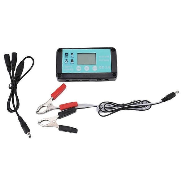 100W 12V Solcellepanelsett med ladekontroller MPPT Aluminium Solcellepanel for Utendørs Bobil Camping Båt
