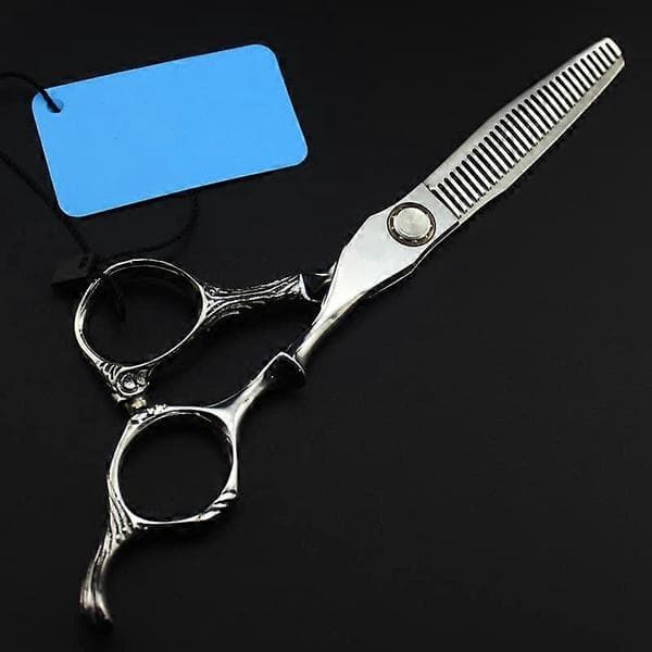 6 tommer professionel hårklippesaks med ultraskarpe præcisionsblade og ergonomisk greb