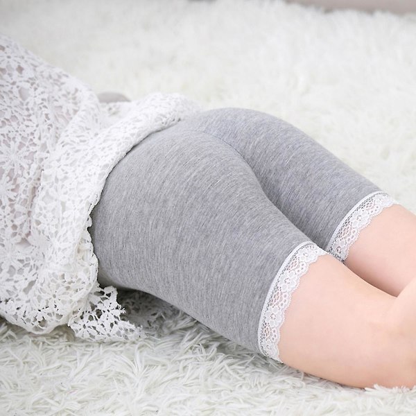 3-15-vuotiaiden tyttöjen turvalliset alushameet shortsit alushousut Grey 3-4 Years