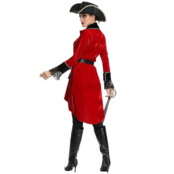 California Costumes Dame High Seas Heroine - Voksenkostume Voksenkostume, Velegnet til Cosplayred/sort, Large