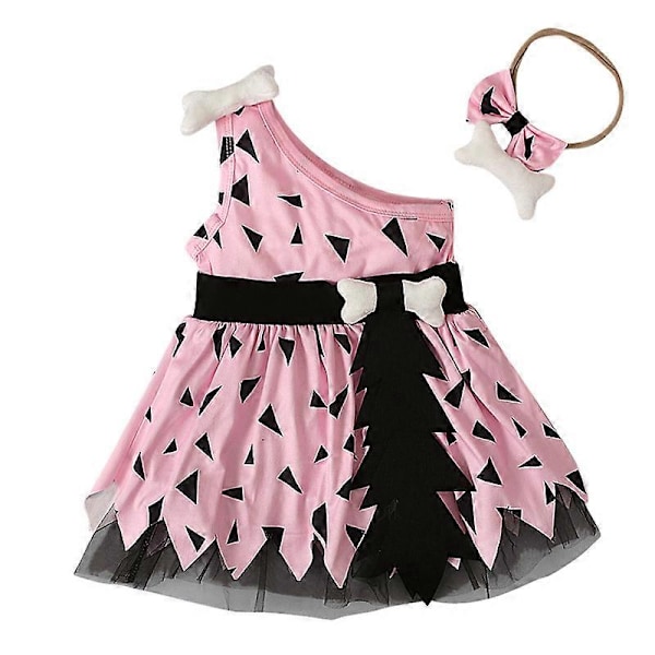 Tyttöjen Mekko Kiviset ja Soraset Liisa Asu Vauvan Tyttö Historia Luolamies Kivikausi Turkisvaatteet Vauvan Tyttöjen Asut Useita Kokoja Saatavilla Pink 70