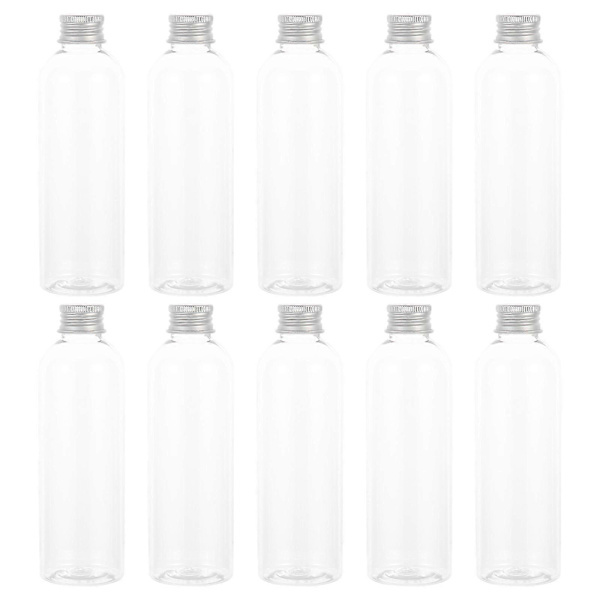 10 stk. Husholdnings Juiceflasker Multifunktionelle Plastikflasker Praktiske Tomme Flasker