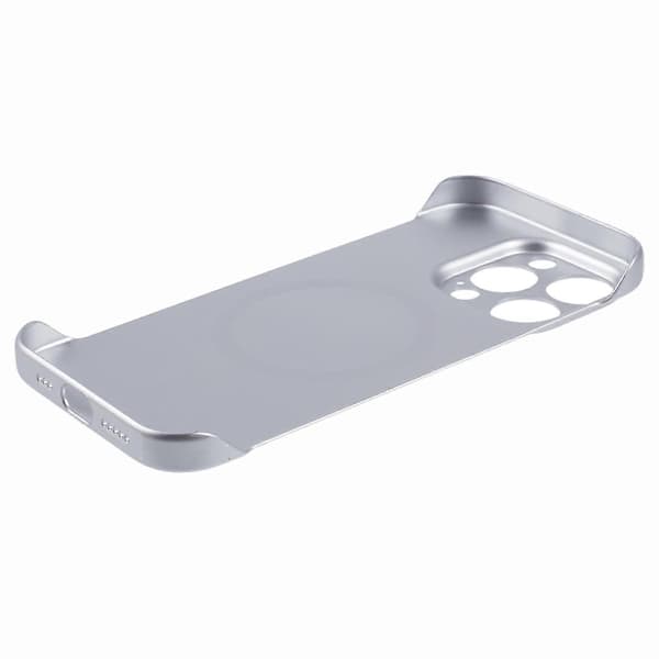 Til iPhone 14 Pro-deksel kompatibelt med MagSafe Hard PC Rammeløst Telefondeksel Multicolor Silver