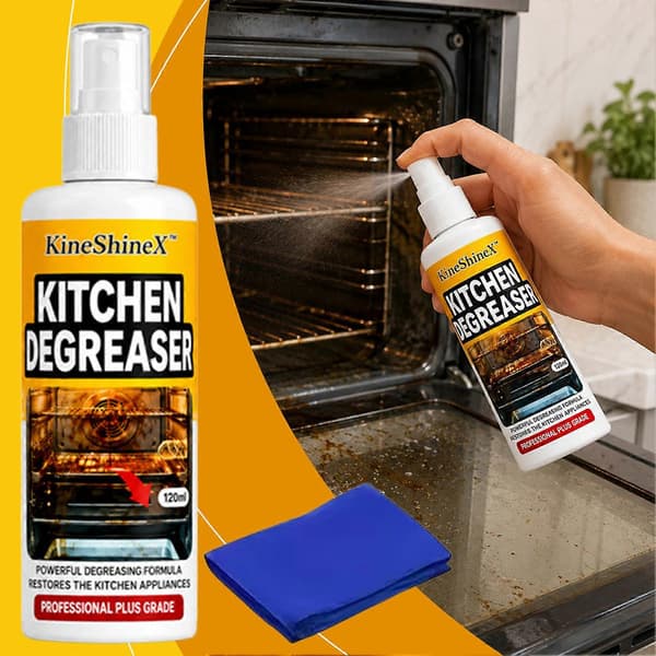 Kraftig fedtfjernelsesspray til grill, sikker til ovne og BBQ-grill, vedligeholdelse af bærbare campinggrill 100G