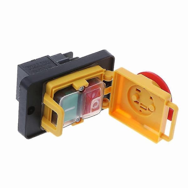 Kjd12 250v 16a 4-pin magnetisk start/stopp nullspenningsutløser trykknapp