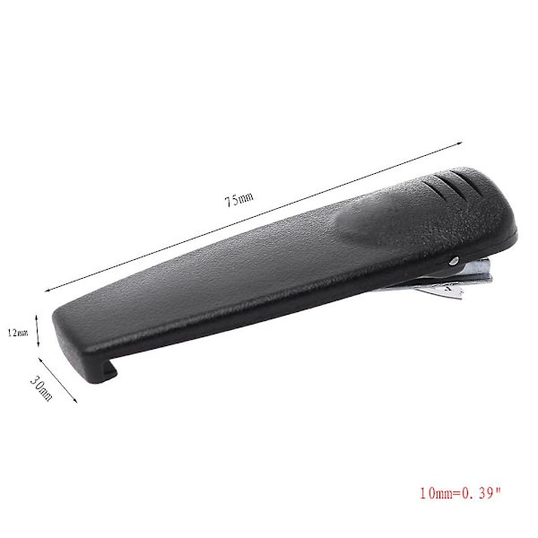 Ersättningsbältesklämma för Motorola Radio Gp328 Gp338 Gp329 Ht750 Ht1250 Xt960 Black