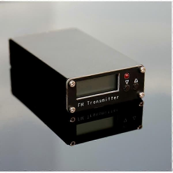 2000m FM-sender 0,5W med digitalt display stereo 76-108MHz TYPE-C radiosending campusstasjon