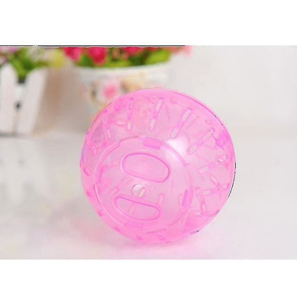 Liten leksak för husdjur, hamsterboll, slumpmässig färg, storlek: diameter: 12 cm