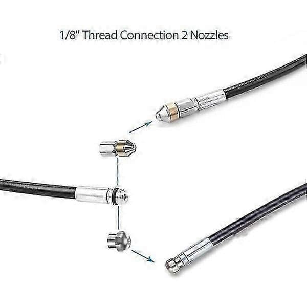 til 15m Rørrenser til Kärcher K2-K7/HD/HDS 180bar 60°C