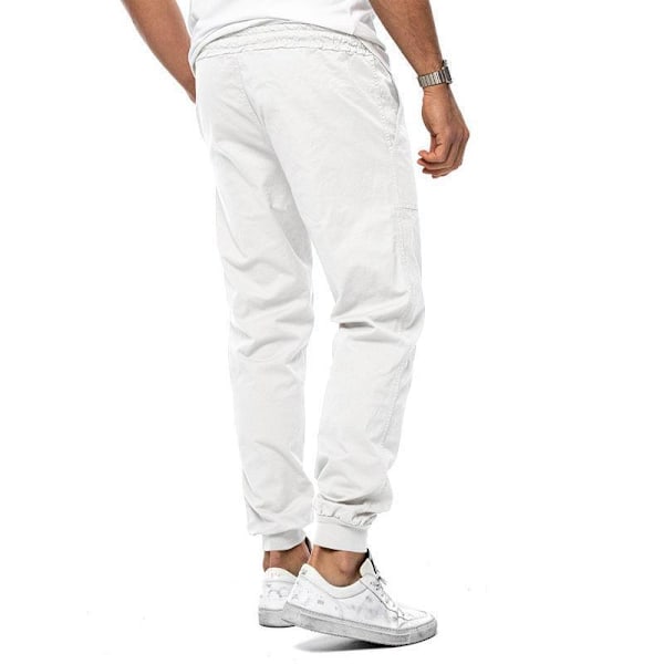 Herr Vår/Sommar Nya Artiklar Lotter för Semesteraktiviteter Långärmad Herrkläder White XXL
