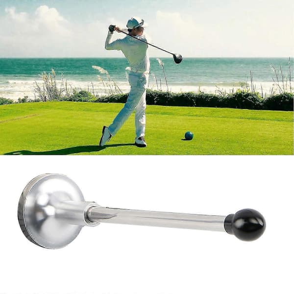 Golf Swing Aim Tool Golf Training Magnetic Swing Training Aids Golf Alignment Rods Magnetic Club Alignment Stick Correct gold Black