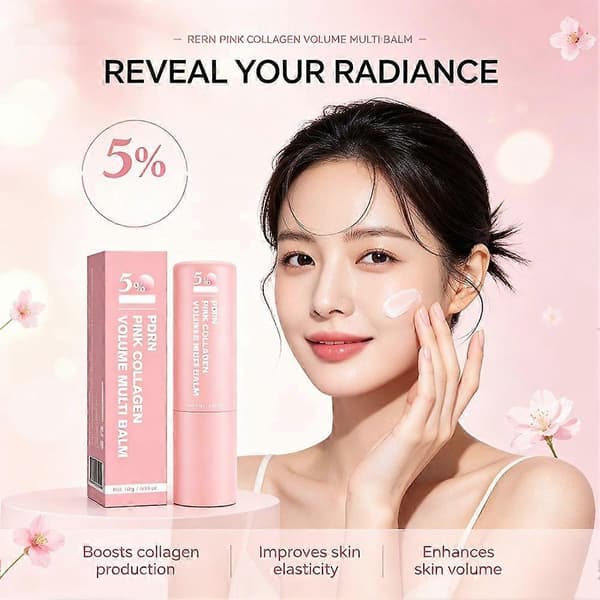 PDRN Pink Collagen Volume Multi Balm Stick för slät, hälsosam hud 2PCS
