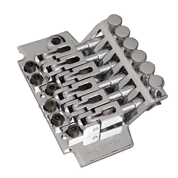 Krom Elektrisk Gitarr Tremolo Stall Dubbel Låsning Systyem/78MM Mellan de 2 Pinnbultarnas Centrum/Sträng