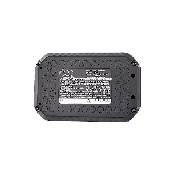 Seilylanka Power Tool Batteri för Lincoln 1500mah 20v Lin-1882 Lin-1884 Power Luber 20v