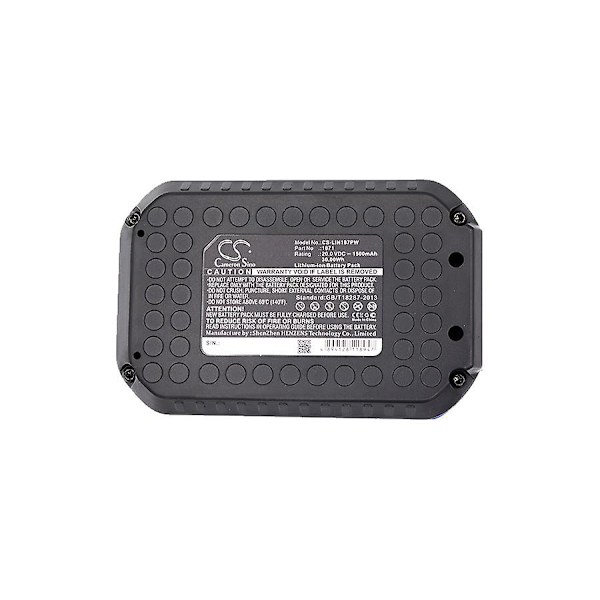 Seilylanka Virrankäyttötyökalun Akku Lincolnille 1500mah 20v Lin-1882 Lin-1884 Power Luber 20v