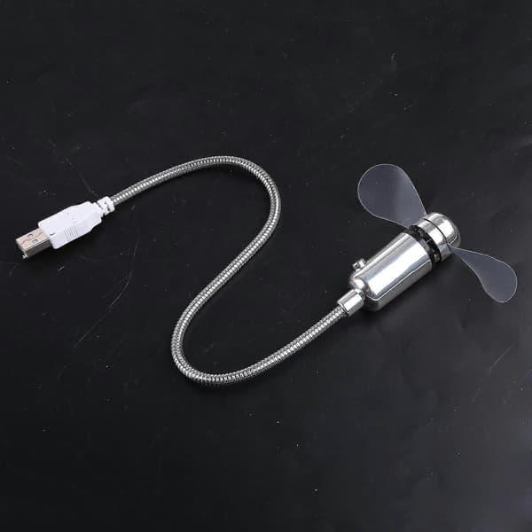Flexibel USB-fläkt luftkylare för bärbar dator stationär PC USB-laddare Edition 0703