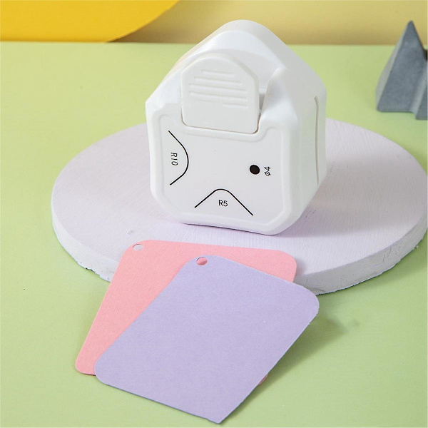 Paper Corner Cutter Craft Multifunktionell laminatprägling Pappersskärningsverktyg för C BlueWhite