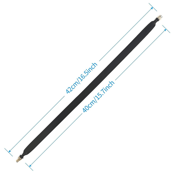 2 stk Lora flatkabel Sma hann til Sma hunn vindu og dørmating gjennom koaksialkabelforlengelsesadapter As Shown