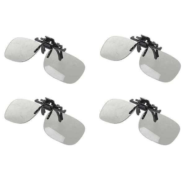 4 x 3D-briller med klips for KINO OG 3D PÅ PUBEN