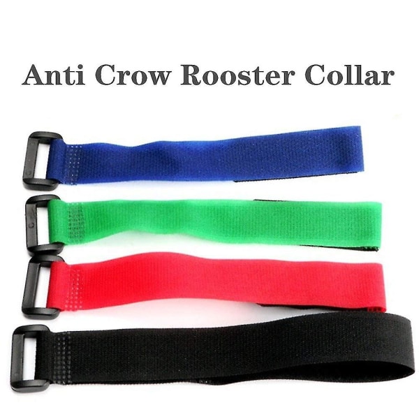 Kycklinghalsband Mjuk Textur Anti-tuppkräkning Justerbar Anti-krok Tupphalsband Fjäderfätillbehör 2PCS Green