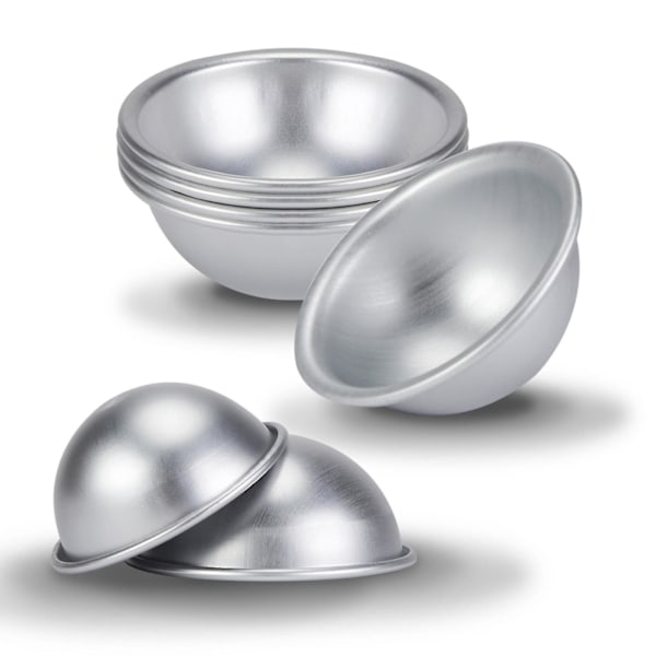 Aluminium Halvkule Chiffon Kakeform 10cm - Perfekt for Bikini Kake, Desserter og Puddinger