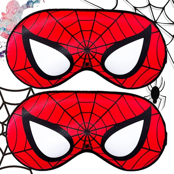 2 stycken sovmasker, sov- och reseblindfold, nattmask, 3D söta sovmasker, nattmask, lämplig för barns sömn, lunchpaus, pyjamasparty