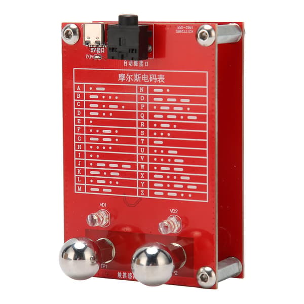 Automatisk Telegrafnøgle 5V CW Morsekode Nøgle med Magnetisk Base til Kortbølgeradio 3.5mm Jack-interface