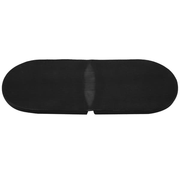 2 par skons halkfria gummihälsinlägg skoreparation 6,5 mm Black
