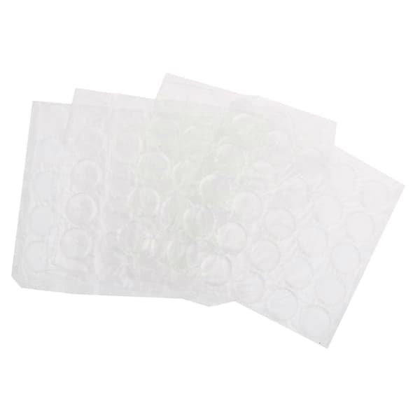 100x kristallinkirkas epoksiliima pyöreä pullotarra DIY riipuskuputarra