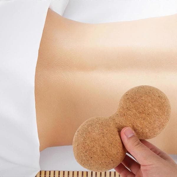 Kork Peanut Massagebold til Muskelafspænding og Triggerpunktterapi Yoga Pilates Selvmassage