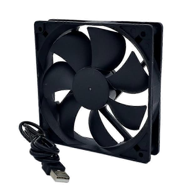 2025 120x120x25mm blæser 5V til DC børsteløs køleblæser USB 2Pin PC computer til kabinet C