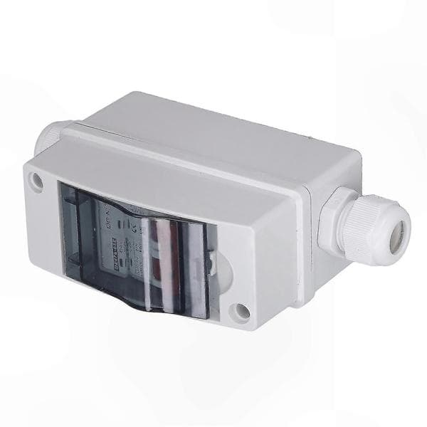 DC 25A Mini Afbryder til Solcelleanlæg, IP65 Vandtæt Afbryder, 1000V DC Max