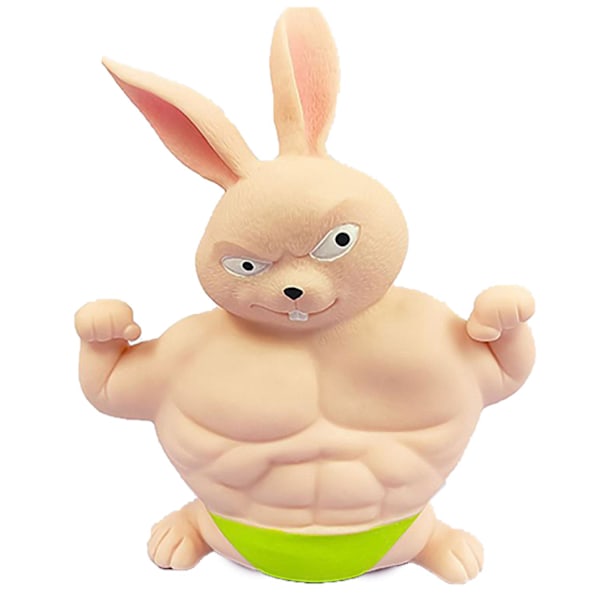 Kanin Legetøjsfigur Til Børn Voksne, Dekomprimer Stretch Stress Kanin Klemme Legetøj Stress Relief Sjovt Dyr Legetøj, Gave Til Fødselsdag Green