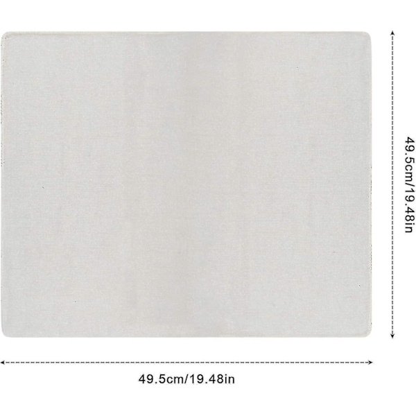 3 stk Muslin-kluter, Ubleket Osteduk, Gjenbrukbar Osteduk, Myk Firkantduk for Mat Yoghurt Juice Vinfiltrering Drenering Baking (5