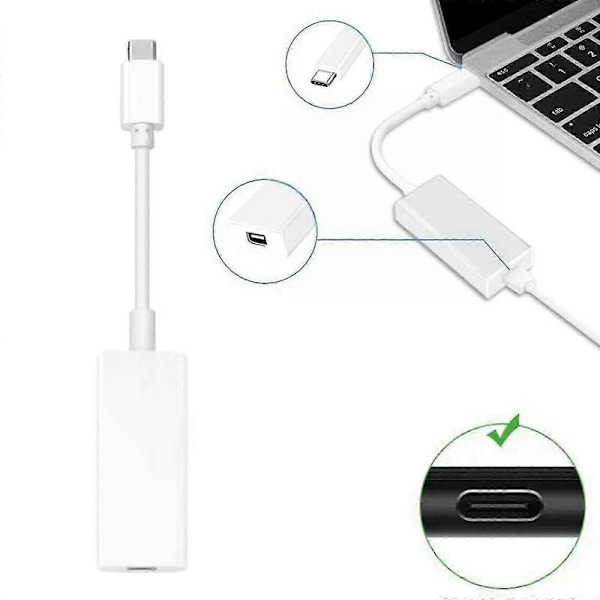 Thunderbolt 3 till Thunderbolt 2 Adapterkabel för MacBook Air Pro - USB Typ C