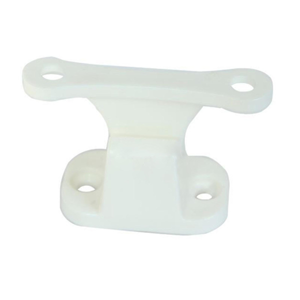 2 par dørstopper i nylon, hvit, dørholder for campingvogn, bobil, campingvogn, båt