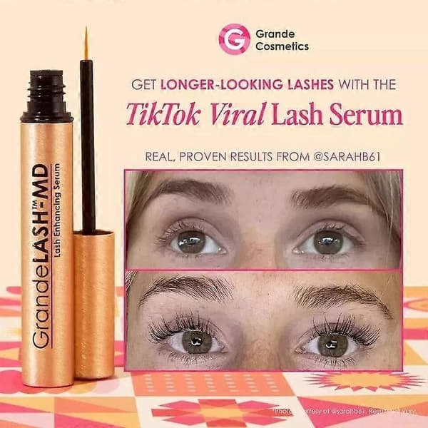 Ny förpackning GrandeLASH-MD Grande Lash Eyelash Enhancing Conditioning Serum